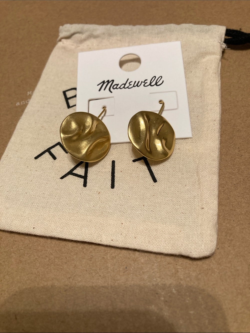 Madewell sunnyside coin earrings
